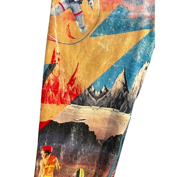 EUC Niyama Sol Endless RARE David Bowie leggings capris no longer made size XS - Picture 4 of 6